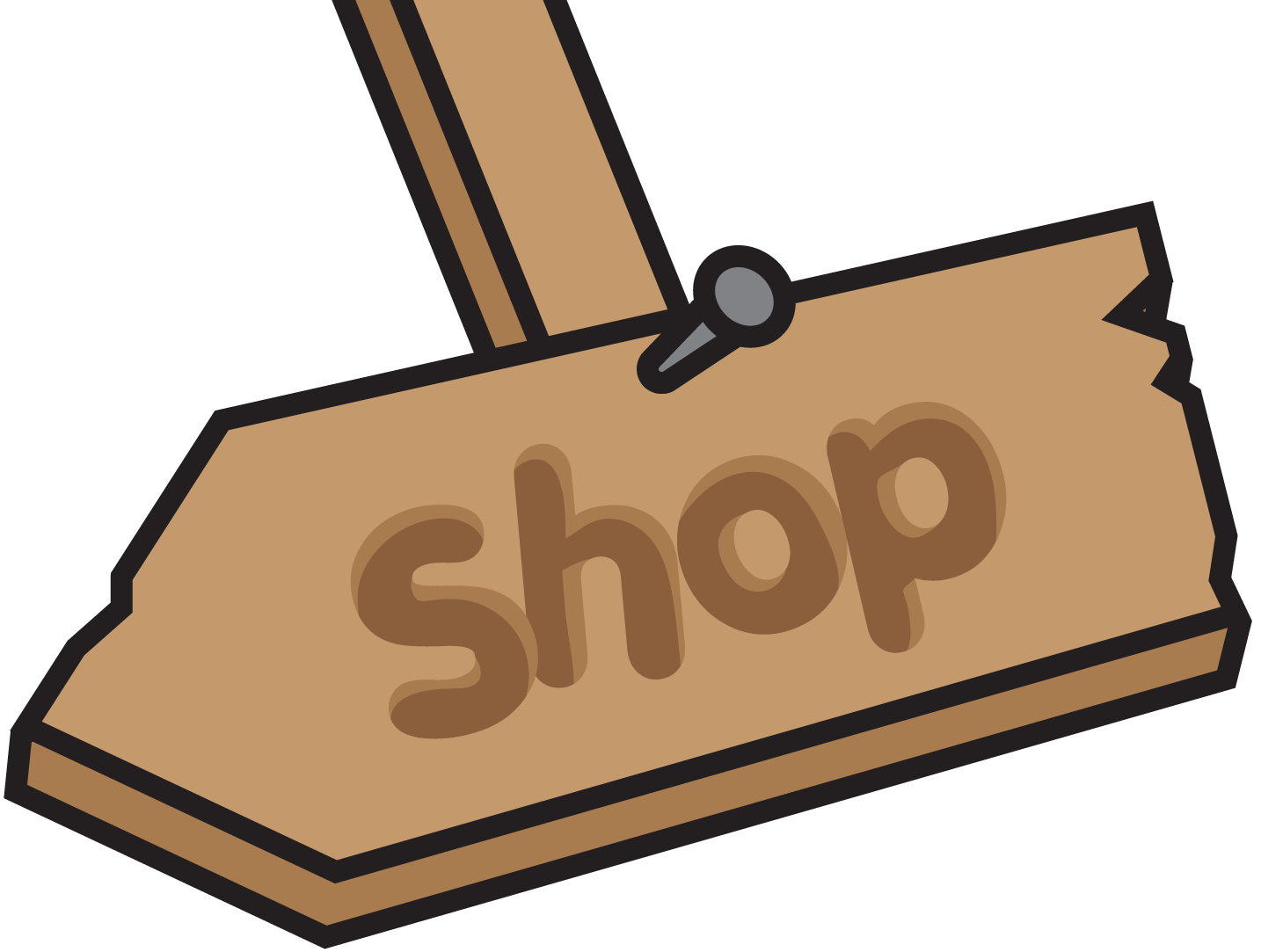 shop button